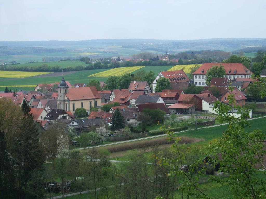 Ferienwohnung Bockelt Stadtlauringen Dış mekan fotoğraf