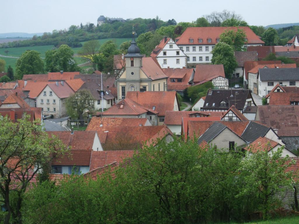 Ferienwohnung Bockelt Stadtlauringen Dış mekan fotoğraf